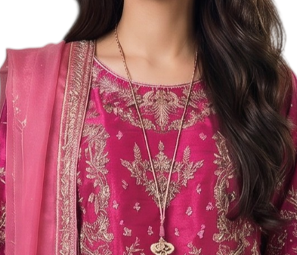 AK-2615 | Silk Embroided Hand Embalishment