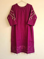 The Luxury Magenta Embroidered Suit