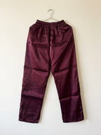 Matching Sheesha Silk Trouser Maroon 3 Piece Suit