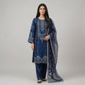 AK-2616 | Navy Print Inner Handmade Shirt