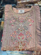 New Embroidered 3pc Suit